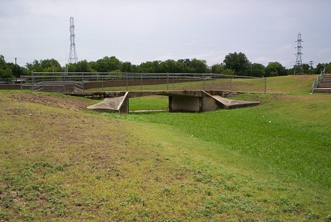 Footbridge at school